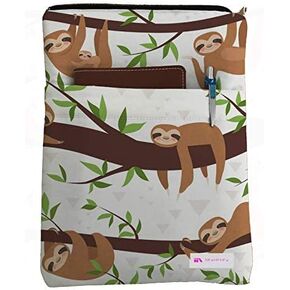 Sloths On Branches Book Sleeve - Book Cover for Hardcover and Paperback - Book Lover Gift - Notebooks and Pens Not Included