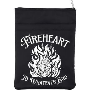 Novel Book Cover Novel Merchandise Book Sleeve Aelin GIft to Whatever End Gift SJM Literature Gift for Bookish (Fireh t Bblk)