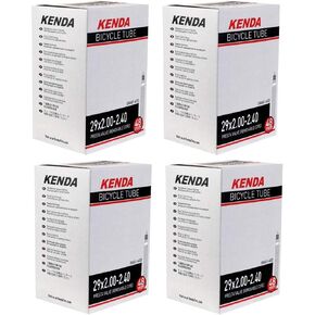 Kenda 29er Bicycle Tube 29x2.0/2.4 (48mm Presta R/V) - 4 Pack w Decal/Sticker