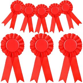 8 Pcs Blank Award Ribbons 1st Place Ribbons Prize Ribbons Badge Ribbons Winner Victory Ribbons Champion Ribbons Recognition Ribbons for Competition Sports Event Contests (Blue)