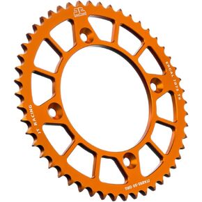 JT Sprockets JTA895.50ORG Orange Racelite Anodized Aluminum 7075 T6 Rear Sprocket, Single