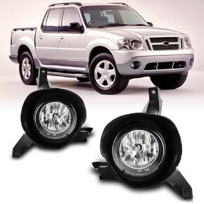 Fog Light for 2001-2003 Ford Explorer Sport/ 2001-2005 Ford Explorer Sport TRAC with Bulbs H10 12V 42W Driving Lamps Replacement-1 Pair(Clear Lens)