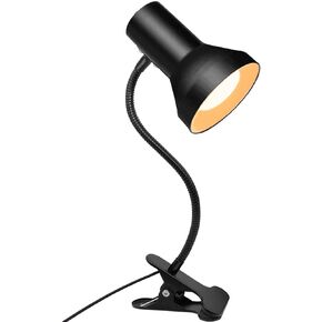Desk Lamp Eye-Caring Table Lamps, 360°Rotation Gooseneck Clip on Lamp, Portable Reading Book Light, Clamp Light Eye-Caring Study Desk Lamps for Bedroom and Office Home Lighting