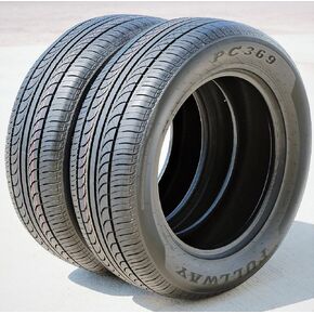 Set of 2 (TWO) Fullway PC369 All-Season Truck/SUV Performance Radial Tires-225/65R17 225/65/17 225/65-17 102H Load Range SL 4-Ply BSW Black Side Wall UTQG 400AA
