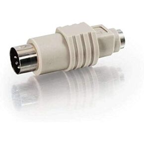 C2G 02475 PS/2 Female to AT Male Keyboard Adapter, Beige