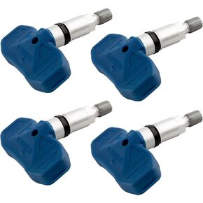 4Pcs TPMS Sensor 315Mhz Tire Pressure Sensor Fit for Chevy Avalanche Silverado Suburban Tahoe, for Cadillac Escalade ESV EXT, for GMC Sierra Yukon XL Replace# 15136883 15102570 974515