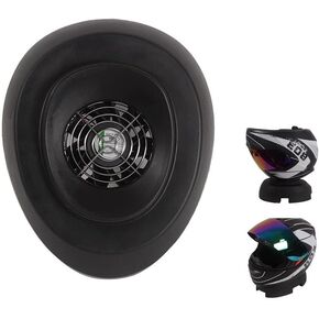 MOTO4U Portable Motorcycle Helmet Dryer Stand with Ventilation Fan Helmet Support Helmet Service Pad Helmet Donut Ring for Motorcycle Dirtbike ATV Scooter and Snowmobile Helmets
