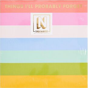 C.R. Gibson Jumbo Note Pad, Squared Stripe - 150 Sheets with Elegant Gold Foil Accents - Stylish and Functional Stationery (CM25-25499)