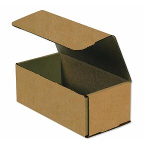 Aviditi Brown Kraft Corrugated Cardboard Mailing Boxes, 8 x 4 x 3 Inches, Pack of 50, Crush-Proof, For Shipping, Mailing and Storing
