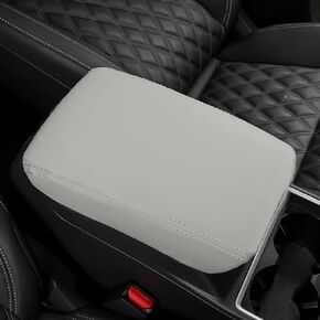 HIGH FLYING for Mitsubishi Outlander 2022 2023 2024 Car Interior Accessories Center Console Armrest Leather Case Cover 1pc (Black)
