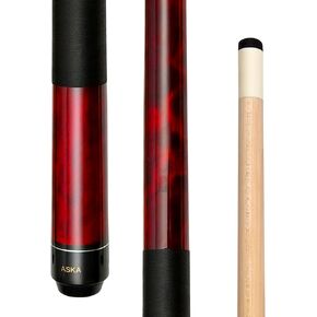 عصا ASKA القصيرة للأطفال، خشب القيقب الصخري الكندي، طرف صلب 13 مم (أحمر 52 بوصة) in Kuwait