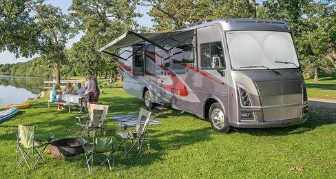 Magnelex RV Windshield Sunshade | Foldable Sun Shield for Sun Heat and UV Protection. Reflective RV Windshield Cover Keeps Your RV Motorhome Cool. Sun Shades for RVs, Motorhomes, Buses in Kuwait