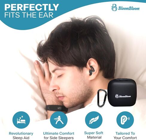 Ear Plugs for Noise Reduction-Ear Plugs for Sleeping Noise Cancelling,Reusable Hearing Protection Silicone Super Soft,28dB Noise Cancelling. in Saudi Arabia