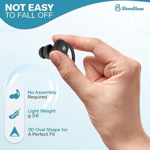 Ear Plugs for Noise Reduction-Ear Plugs for Sleeping Noise Cancelling,Reusable Hearing Protection Silicone Super Soft,28dB Noise Cancelling. in Saudi Arabia