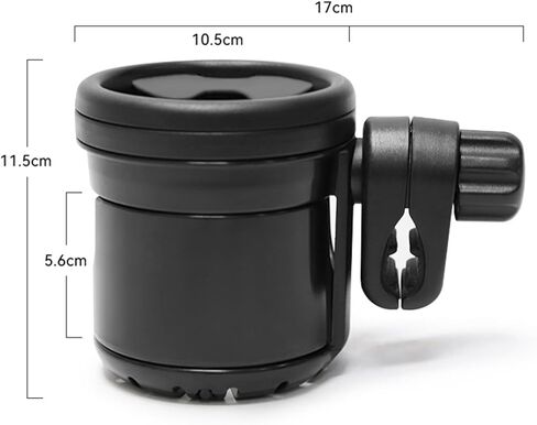 2 in 1 Boat Rail Cup Holder Universal Drinks Holders,Rotating Folding Cup Holder,Boat Beverage and Item Organizer,Double Cup Holder,Use for Pontoon Boat, Bass Boat, Jon Boat, Yacht in Saudi Arabia