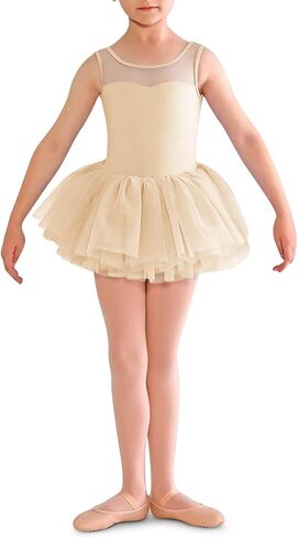 Batermoon Girls' Sleeveless Ballet Leotards Tutu Dress Dance Ballerina Outfits in Saudi Arabia