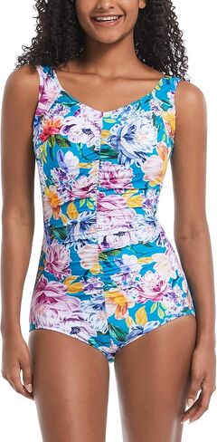 BIMEI Women's One-Piece Pocketed Mastectomy Swimsuit Tummy Control Bathing Suits 886 in Saudi Arabia