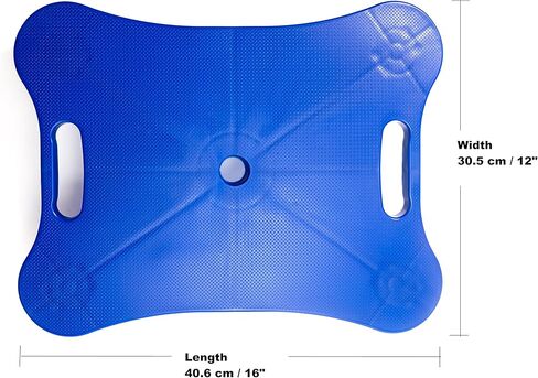 لوح سكوتر بلاستيكي يدوي تعليمي بمقابض أمان | 16 × 12 بوصة | مثالي للأطفال والمراهقين والبالغين | التربية البدنية، صف الجيم، الرعاية النهارية، تطوير ما قبل المدرسة، الألعاب in Kuwait