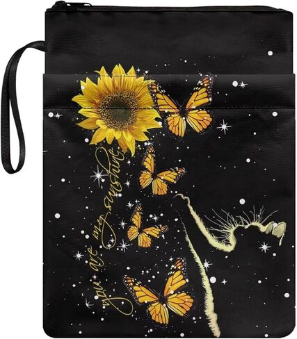 أغلفة الكتب من WELLFLYHOM للغلاف الصلب، غلاف كتاب Van Gogh Almond Blossoms مع سحاب، أغلفة الكتب الورقية الناقلة لمحبي الكتب in Kuwait