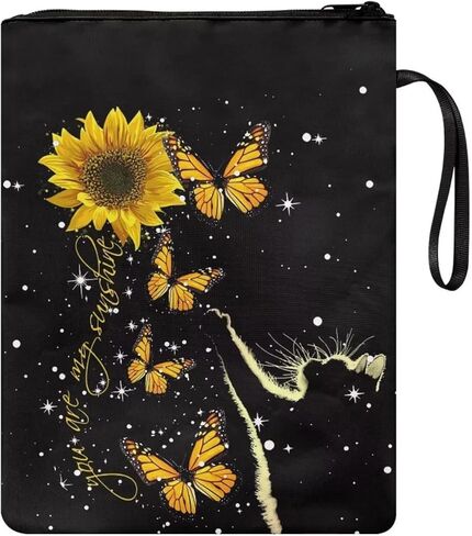 أغلفة الكتب من WELLFLYHOM للغلاف الصلب، غلاف كتاب Van Gogh Almond Blossoms مع سحاب، أغلفة الكتب الورقية الناقلة لمحبي الكتب in Kuwait