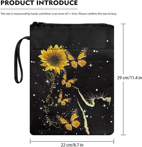 أغلفة الكتب من WELLFLYHOM للغلاف الصلب، غلاف كتاب Van Gogh Almond Blossoms مع سحاب، أغلفة الكتب الورقية الناقلة لمحبي الكتب in Kuwait