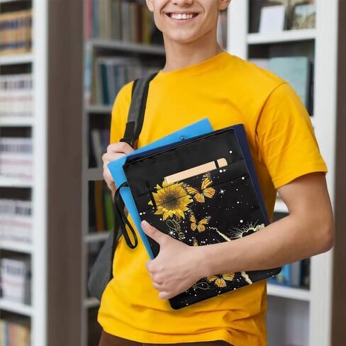 أغلفة الكتب من WELLFLYHOM للغلاف الصلب، غلاف كتاب Van Gogh Almond Blossoms مع سحاب، أغلفة الكتب الورقية الناقلة لمحبي الكتب in Kuwait