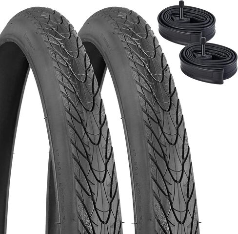 YunSCM 27.5" EPS Stab-Proof Bike Tires 27.5x1.75/47-584 Dual Compound Glue 60TPI and 27.5" Bike Tubes Schrader Valve Compatibile with 27.5 x 1.75 Bike Tires and Tubes (YW059) in Saudi Arabia
