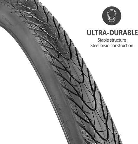 YunSCM 27.5" EPS Stab-Proof Bike Tires 27.5x1.75/47-584 Dual Compound Glue 60TPI and 27.5" Bike Tubes Schrader Valve Compatibile with 27.5 x 1.75 Bike Tires and Tubes (YW059) in Saudi Arabia