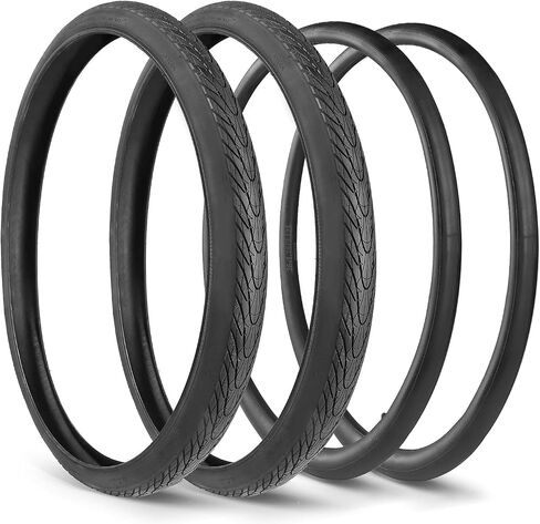 YunSCM 27.5" EPS Stab-Proof Bike Tires 27.5x1.75/47-584 Dual Compound Glue 60TPI and 27.5" Bike Tubes Schrader Valve Compatibile with 27.5 x 1.75 Bike Tires and Tubes (YW059) in Saudi Arabia