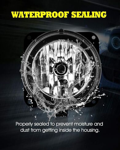 AUTOWIKI Fog Lights For 05-06 Ford Escape/ 03-04 Ford Mustang Cobra (SVT Model Only)/ 02-04 Ford Focus SVT/ 2002 Lincoln LS Fog Light Assembly 2PCS OEM Replacement Fog Lamps in Saudi Arabia