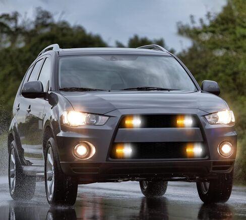 LINKITOM 4 قطع فائقة النحافة تتميز بمزامنة سطحية 18-LED منارة الطوارئ للتحذير من مخاطر الأضواء الوامضة مع صندوق التحكم وجهاز التحكم عن بعد لشبكة سيارة الشاحنة in Kuwait