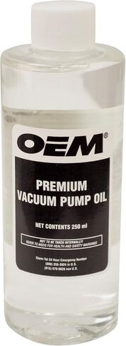 OEMTOOLS 24399 Vacuum Pump Oil, 8 oz, Hydrotreated, 8oz Vacuum Oil Change Tool Accessory, Widely Compatible for Fluid Pump, Automotive, Electrical, and Mechanical Systems in Saudi Arabia