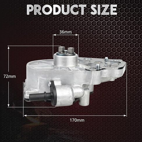 مضخة فراغ الفرامل متوافقة مع Buick Encore Chevy 2016-2019 GMC Terrain 2018-2019 المحرك 1.4L 1.5L يستبدل 12684050 12704586 12662789 12665422 12673203 12673123 in Kuwait