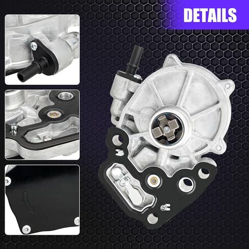 مضخة فراغ الفرامل متوافقة مع Buick Encore Chevy 2016-2019 GMC Terrain 2018-2019 المحرك 1.4L 1.5L يستبدل 12684050 12704586 12662789 12665422 12673203 12673123 in Kuwait