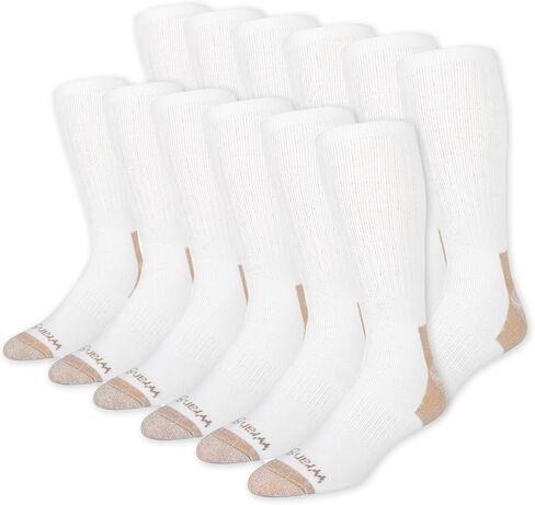 Wrangler - 365 Mens Crew Socks - Long Tube Full Cushion Mens Socks Fits Sizes 6-12 in Saudi Arabia
