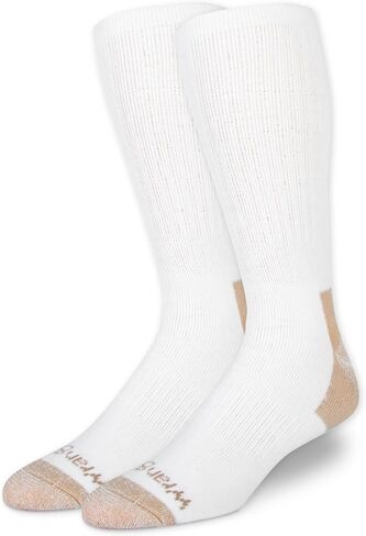 Wrangler - 365 Mens Crew Socks - Long Tube Full Cushion Mens Socks Fits Sizes 6-12 in Saudi Arabia