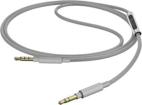 كابل صوت GEEKRIA مع ميكروفون متوافق مع كابل سماعات Sony WH-1000XM5 WH-1000XM4 WH-XB920N WH-XB910N، سلك ستيريو بديل 1/8 بوصة (3.5 مم) إلى 3.5 مم مع ميكروفون مضمن (4 أقدام/1.2 متر) in Saudi Arabia