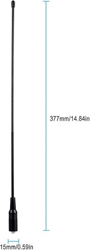 Retevis RT-771 Two Way Radio Antenna SMA-F Dual Band Antenna Compatible with Baofeng UV-5R BF-888S Retevis RT-5R TYT Kenwood Walkie Talkies (1 Pack) in Saudi Arabia