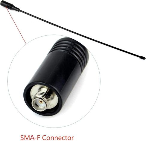 Retevis RT-771 Two Way Radio Antenna SMA-F Dual Band Antenna Compatible with Baofeng UV-5R BF-888S Retevis RT-5R TYT Kenwood Walkie Talkies (1 Pack) in Saudi Arabia