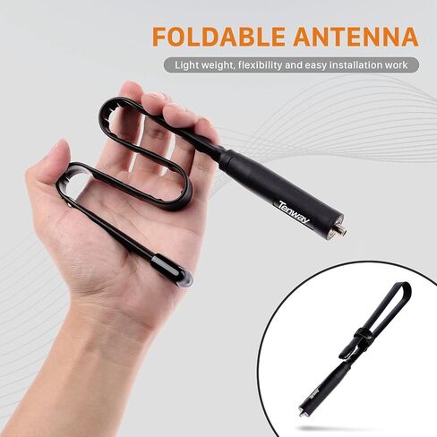 ثنائي النطاق قابل للطي SMA أنثى هوائي CS التكتيكي 136-520 ميجا هرتز 15.3 بوصة اتجاهين راديو لاسلكي تخاطب ل Baofeng UV-5R UV-82 BF-F8HP هام راديو اتجاهين in Kuwait