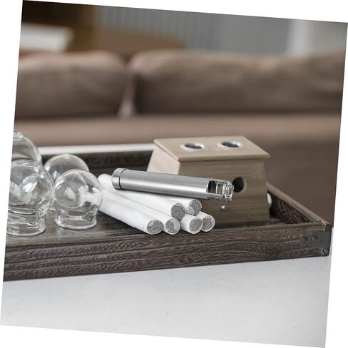 5 قطع من موكسا انتهازي صيني لشعلة موكسا، شرائط مدلكة، حامل عصا موسع، عصا موكسا بدون دخان، مسند عصا دوارة، جهاز الكى من الفولاذ المقاوم للصدأ تلقائيًا in Kuwait