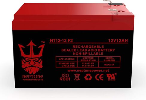 بطارية Neptune Brand NT12120 12V 12Ah بديلة SLA/AMG لبرايد موبيليتي سونيك - عبوتان in Kuwait