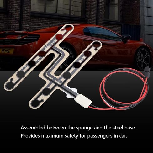 مستشعر ضغط مقعد السيارة العالمي SM Plug 24AWG حزام أمان السيارة، مستشعر الضغط، تذكير حزام الأمان، تحذير تذكير، وسادة المقعد، كشف إشغال السيارة، ملحق تحذير in Kuwait