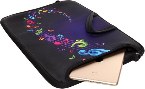 17-Inch to 17.3-Inch Neoprene Laptop Shoulder Messenger Bag Case Sleeve For 16 16.5 17 17.3" Inch Acer/Asus/Dell/Lenovo/HP/Macbook (Butterfly) in Saudi Arabia