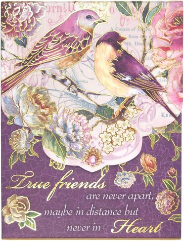 دفتر ملاحظات للجيب من Punch Studio Plum Bird Friends (46571)، متعدد الألوان in Saudi Arabia