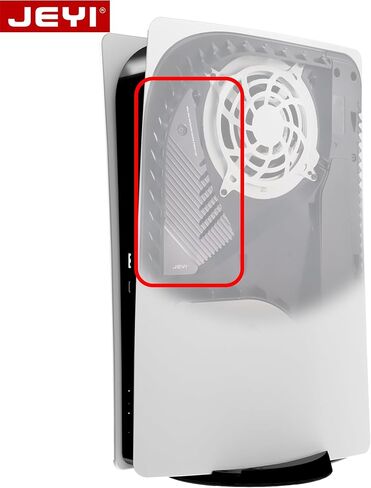 JEYI Design PS5 NVMe SSD Heatsink، مبرد ألومنيوم فضائي لجهاز Playstation 5 داخلي PCIe M.2 NVMe 4.0 Gen4، وسادات حرارية ودبوس قفل خلفي سهل التركيب in Kuwait