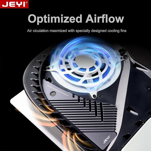 JEYI Design PS5 NVMe SSD Heatsink، مبرد ألومنيوم فضائي لجهاز Playstation 5 داخلي PCIe M.2 NVMe 4.0 Gen4، وسادات حرارية ودبوس قفل خلفي سهل التركيب in Kuwait