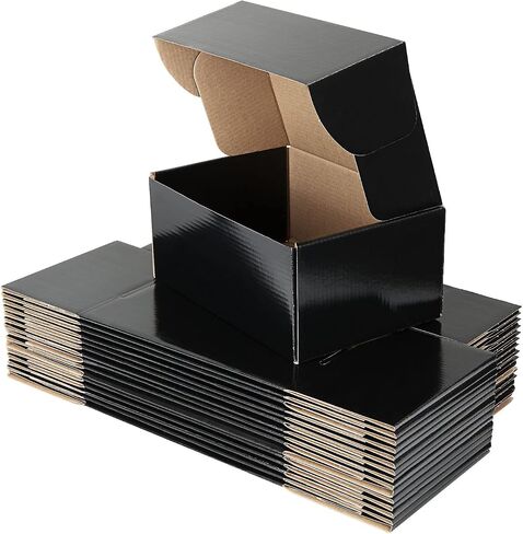 30Pack 9"x6"x4" Shipping Boxes Brown Corrugated Cardboard Mailer Box for Packaging, Shipping, Mailing, Small Business in Saudi Arabia