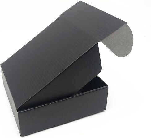 Black Cardboard Shipping Box 10 x 8 x 2.7 Inch Corrugated Packaging Storage Boxes 10 Pack (Inside Size: 9.35 x 7.8 x 2.6) in Saudi Arabia