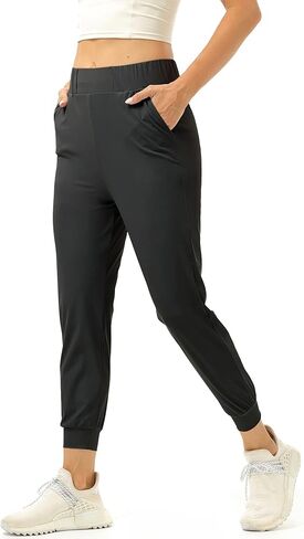 icyzone Lightweight Capri Joggers for Womens with Pockets Sun Protction UPF 50+ Workout Hiking Yoga Pants in Saudi Arabia